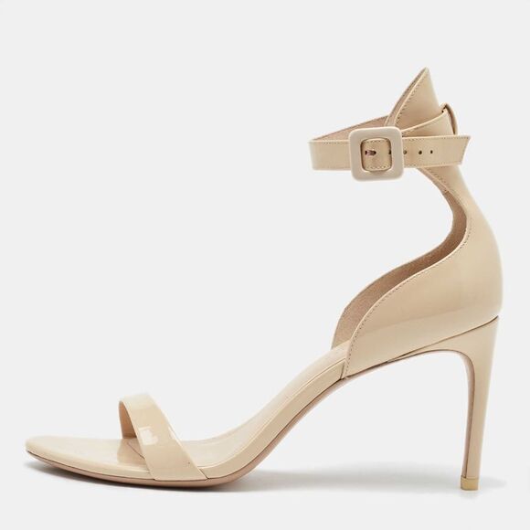 Sophia Webster Cream Patent Leather Nicole Ankle Strap Sandals Size 39,New Products : American Fashion Style Bags On Sale